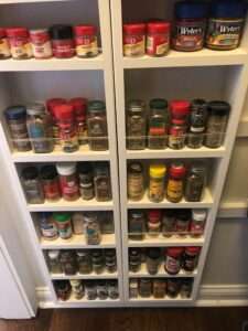 The ultimate spice rack. Full spice access at all times.