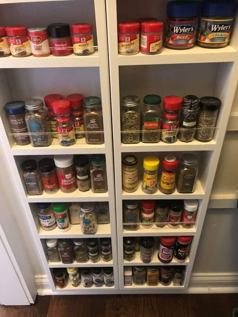 The ultimate spice rack. Full spice access at all times.